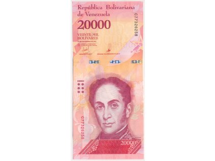Venezuela, 20000 Bolívares, 2017, stav UNC