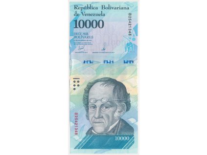 Venezuela, 10000 Bolívares, 2017, stav UNC