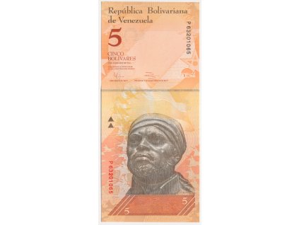 Venezuela, 5 Bolívares, 2011, stav UNC
