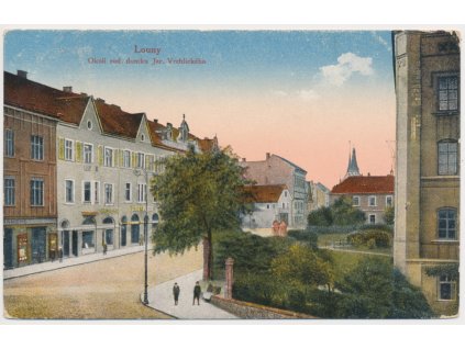 34 - Louny, Okolí rodného domku J. Vrchlického, cca 1922