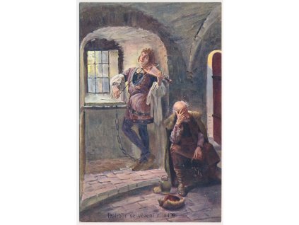 Dalibor ve vězení r. 1498, cca 1930