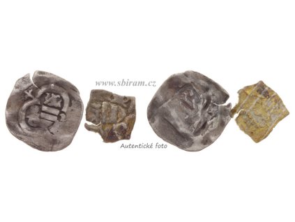 Albrecht IV. (1395-1405), Ag (stříbrná) mince 1 Fenik, oběhový stav