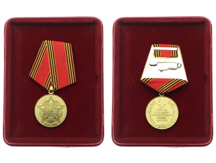 SSSR, AE medaile 60.let vítězství v II. světové válce, stuha, luxusní jakost