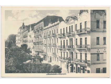08 - Chebsko, Mariánské Lázně, Jägerstrasse, cca 1928