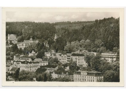 08 - Chebsko, Mariánské Lázně, Celkový pohled, cca 1950