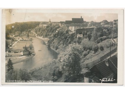 64 - Táborsko, Bechyně, celkový pohled, cca 1943