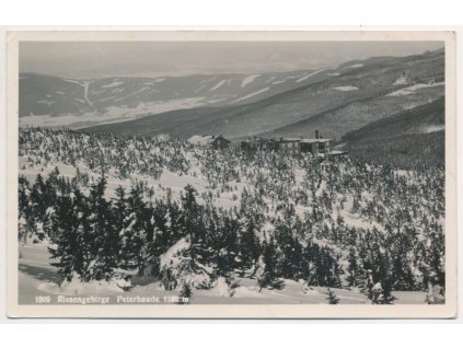 66 - Trutnovsko, Špindlerův Mlýn, Peterbaude, cca 1946