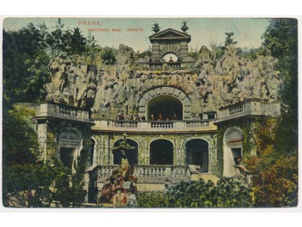 49 - Praha, Havlíčkovy sady, Jeskyně, cca 1907