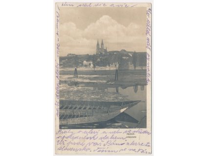 49 - Praha, Vyšehrad, kry na Vltavě, cca 1923