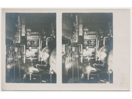 S.M.S. Radetzky, 2 záběr strojovny bitevní lodě, cca 1915