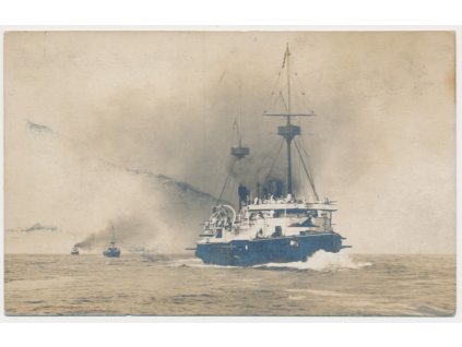 S.M.S. Erzherzog Franz Ferdinand, pohled na bitevní loď, cca 1915