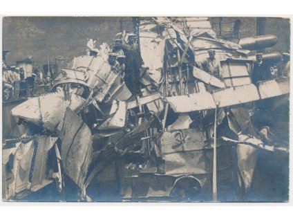 S. M. S. Csepel, oživený pohled na torpédoborec, cca 1915