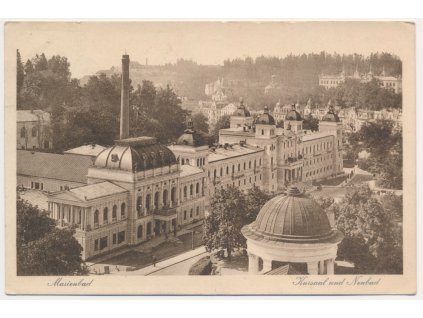 08 - Chebsko, Mariánské Lázně, Kursaal und Neubad, cca 1925