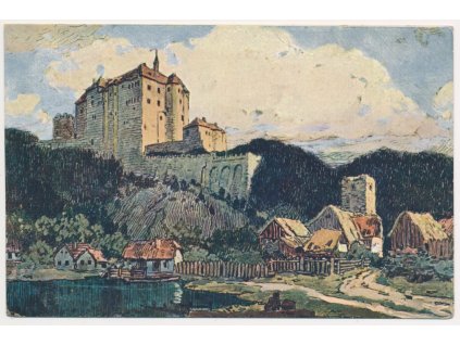 01 - Benešovsko, Český Šternberk, Zámek, cca 1930