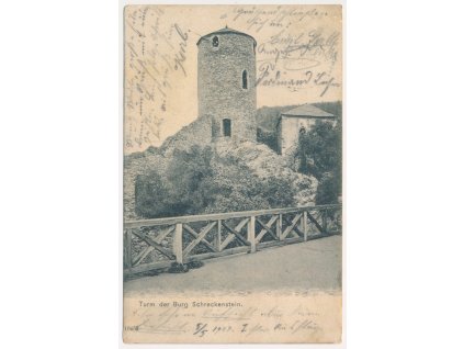 69 - Ústní nad Labem, hrad Střekov (Schreckenstein), cca 1907