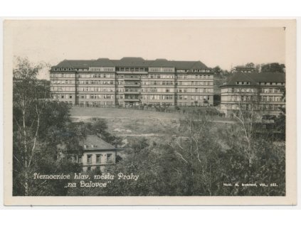 49 - Praha, Nemocnice Na Bulovce, cca 1938