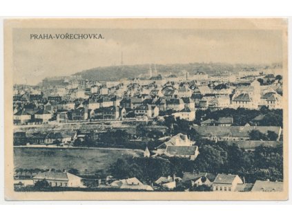 49 - Praha, Ořechovka, celkový pohled, cca 1935