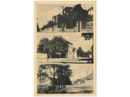 49 - Praha, Malešice, 3 záběr partií z městské čtvrti, cca 1953