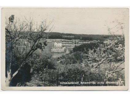 32 - Liberecko, Sychrov, Ozdravovna Radostín, celkový pohled, cca 1935