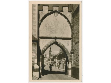 70 - Orlickoústecko, Vysoké Mýto, Litomyšlská brána, cca 1956