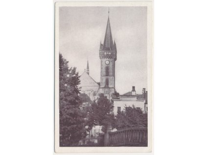 66 - Trutnovsko, Dvůr Králové nad Labem, kostel, cca 1920