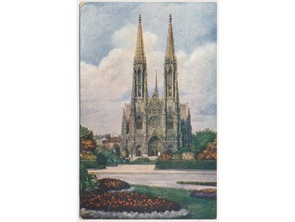 Rakousko, Wien (Vídeň), Votivkirche, cca 1918