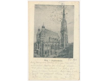 Rakousko, Wien (Vídeň), Stephanskirche, 1901
