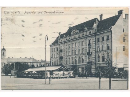 Ukrajina, Czernowitz, Handels und  Gewerbekammer, cca 1915