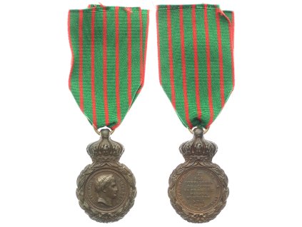 Francie, Medaile svaté Heleny (Médaille de Sainte-Hélène), stuha, stav 1/1/1