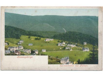 66 - Trutnovsko, Krkonoše, Špindlerův Mlýn, celkový pohled, cca 1907