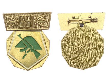 Německo, AE odznak Gesellschaft für Sport und Technik (GST), zlatý stupeň, stav 1/1