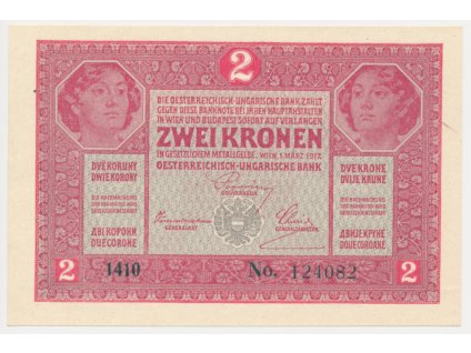 Rakousko - Uhersko, 2 K, 1917, stav UNC