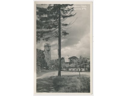 20 - Jablonecko, Černá studnice, Rozhledna, cca 1938