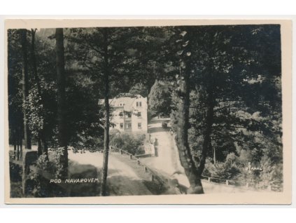 20 - Jablonecko, Návarov, Hotel a penzion Rusalka, cca 1935