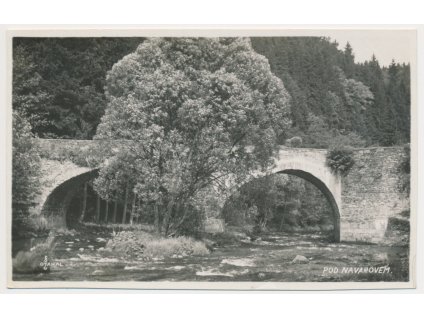 20 - Jablonecko, Návarov, Kamenný most, cca 1935
