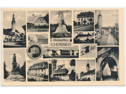 15 - Domažlice, Chodsko, 14-ti záběr dominant, cca 1948
