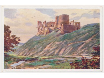 55 - Rakovnicko, hrad Krakovec, K. V. Muttich, cca 1935