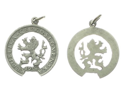 ČSR, AE privátní medaile z mince, 1938, stav 1/1