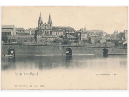 49 - Praha, Das Emauskloster, Emauzský klášter, K. Bellmann, cca 1905