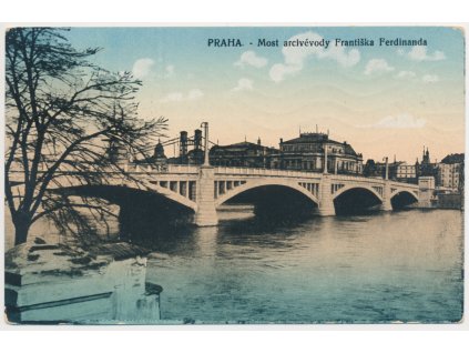 49 - Praha, Most arcivévody Františka Ferdinanda, cca 1915