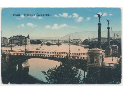 49 - Praha, Most Svatopluka Čecha, cca 1915