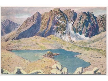 Slovensko, Štrbské Pleso: "Žabie Pleso", O. Štáfl, cca 1923