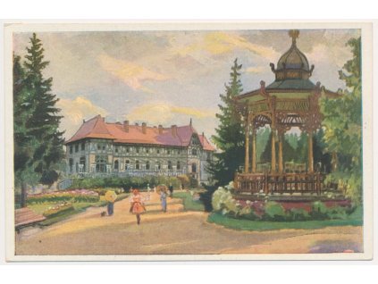 Slovensko, Tatranská Lomnica, dle orig. E. Kosy, cca 1922