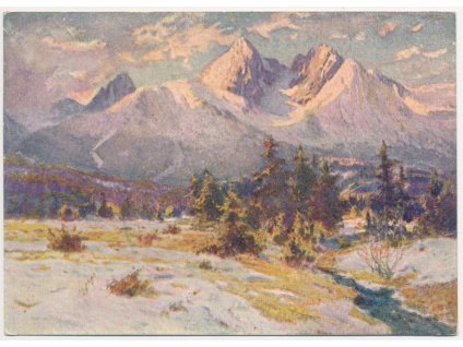 Slovensko, Lomnický štít, C. Jelínek, cca 1925