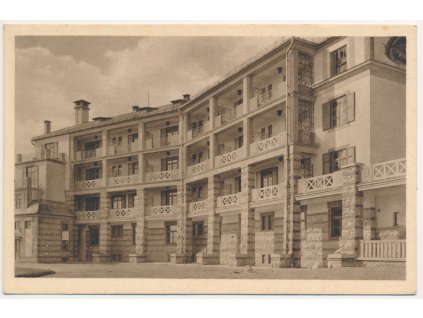 Slovensko, Vysoké Tatry, Štrbské pleso, Grandhotel Hviezdoslav, cca 1923