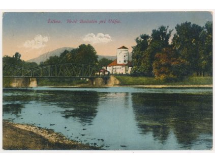 Slovensko, Žilina, hrad Budatín pri Váhu, cca 1921