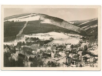 66 - Trutnovsko, Janské Lázně, celkový pohled, cca 1950