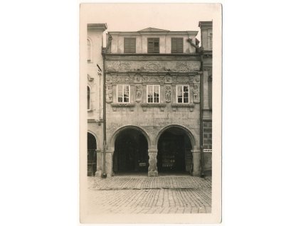 61 - Svitavsko, Litomyšl, Dům u Rytířů, cca 1930