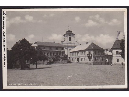 36 - Mladoboleslavsko, Dolní Bousov, náměstí, cca 1925