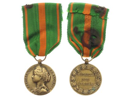 Francie, AE Medaile pro uprchlíky (Médaille des Évadés), stuha, stav 1/1/1